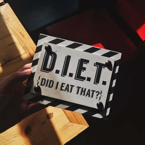 Sign shows how diet culture influences our thinking