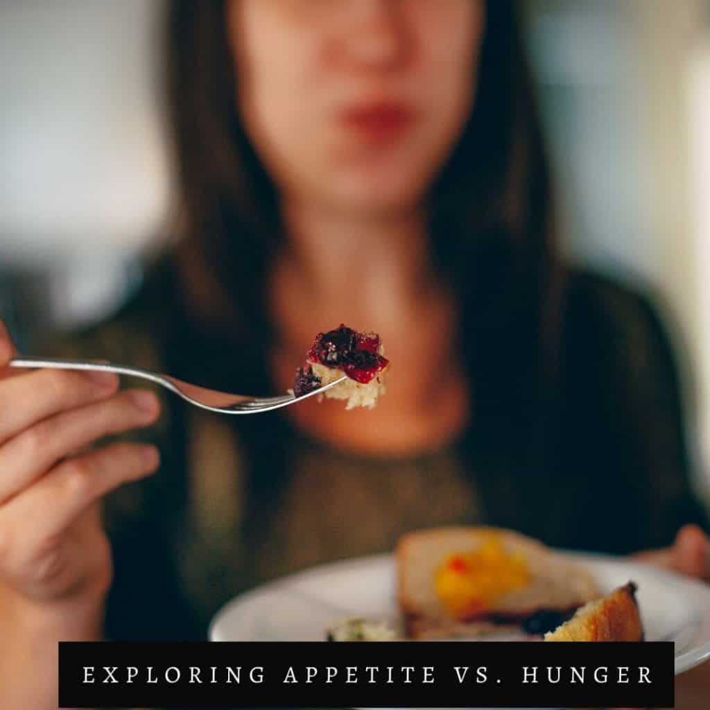 woman about to eat a piece of pie