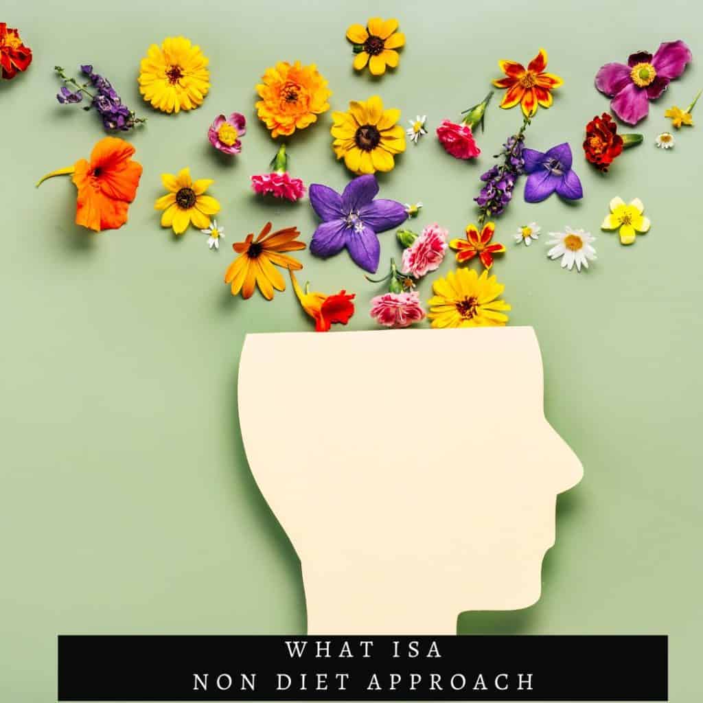 photo of a face with flowers coming from the head